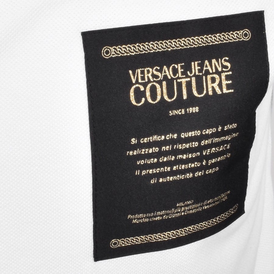 Alternative Image for ProductVersace Jeans Couture Short Sleeve PoloShirt White3